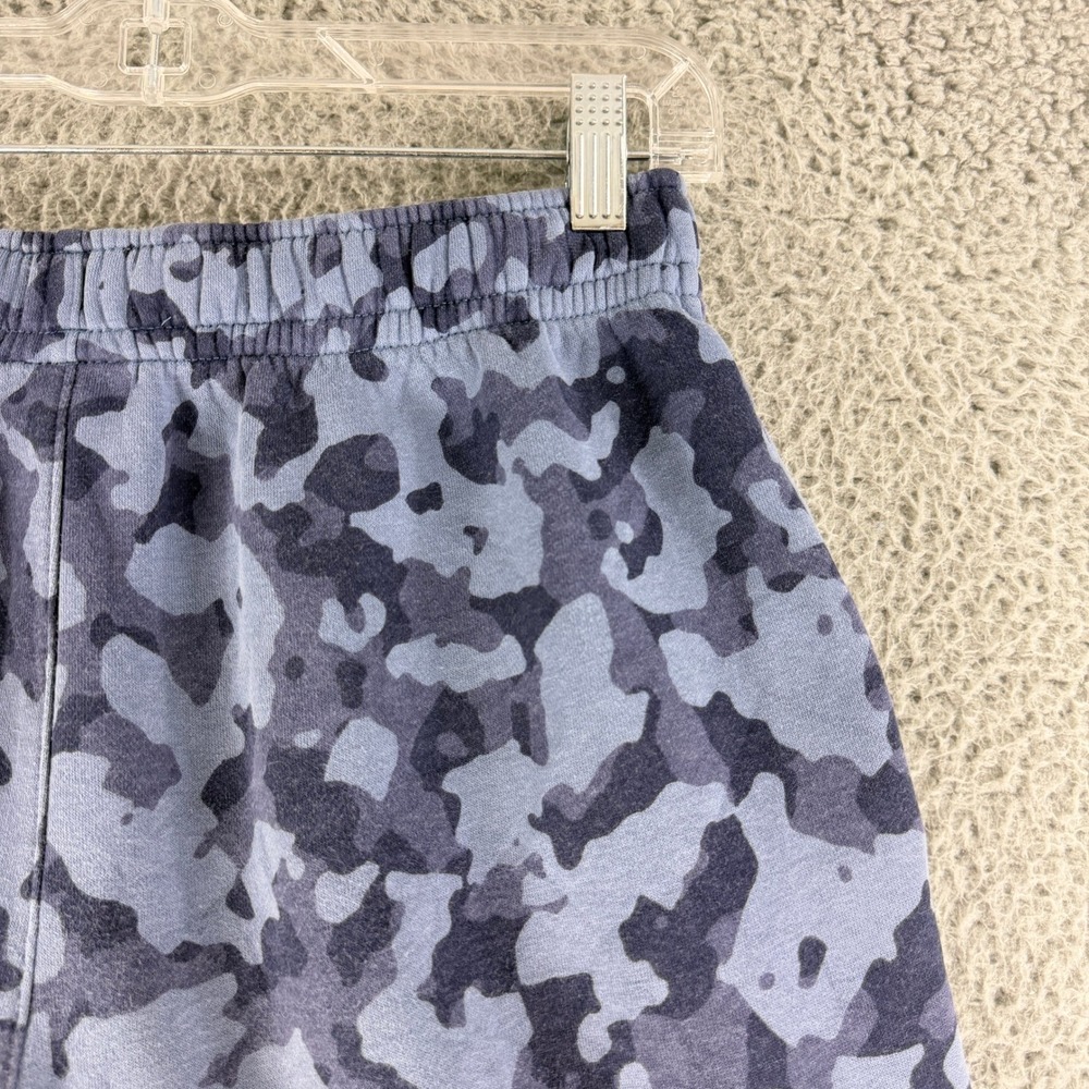 Nike Sportswear Club Fleece Shorts Mens Small Blue Camo DA0057-453 Drawstring - Picture 9 of 13